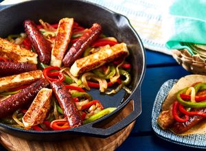 Una foto de Fajitas de Chorizo con Queso