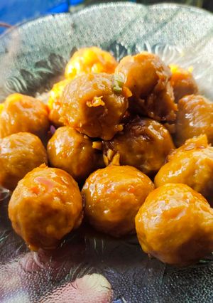 Foto resep Bakso/pentol saos tiram