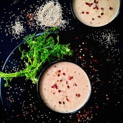 A picture of Foxtail Millet veggies soup.