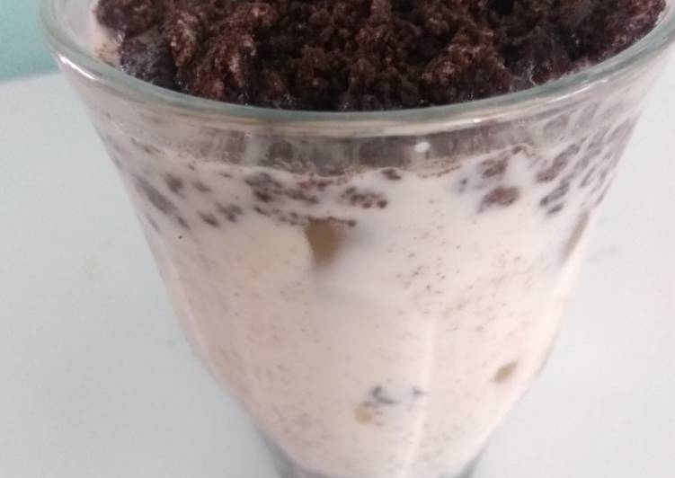 Resep Milkshake oreo cuma 3 bahan tanpa blender yang Sempurna