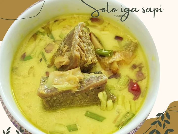 Langkah Mudah untuk Membikin Resep Soto iga Sapi yang Menggugah Selera Anti Ribet, Mantap Sekali