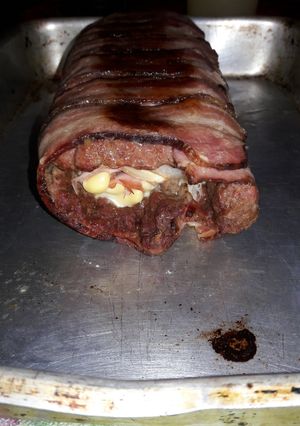 Una foto de Pan de Carne relleno