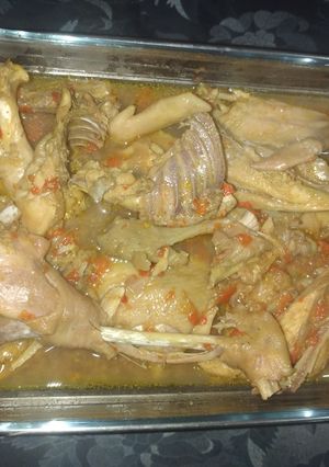 A picture of Chicken pepper soup.