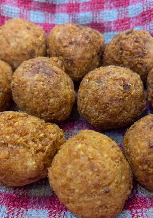 Humusz falafel recept fotója