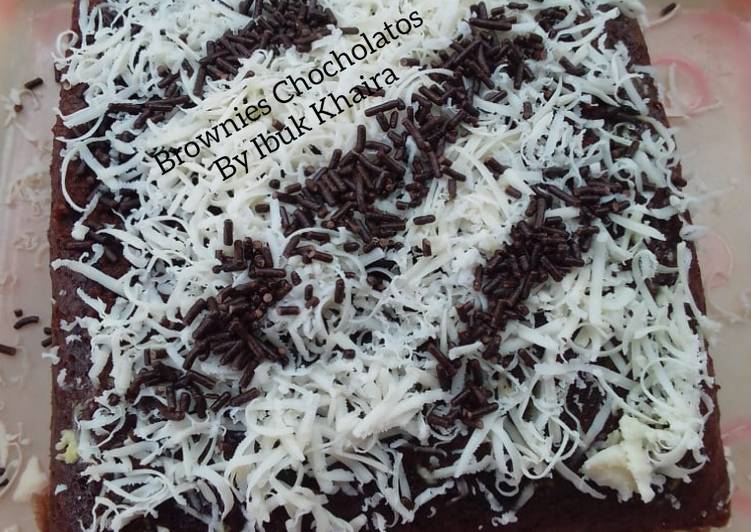 Brownies Kukus Chocholatos Sederhana, no oven,no mixser