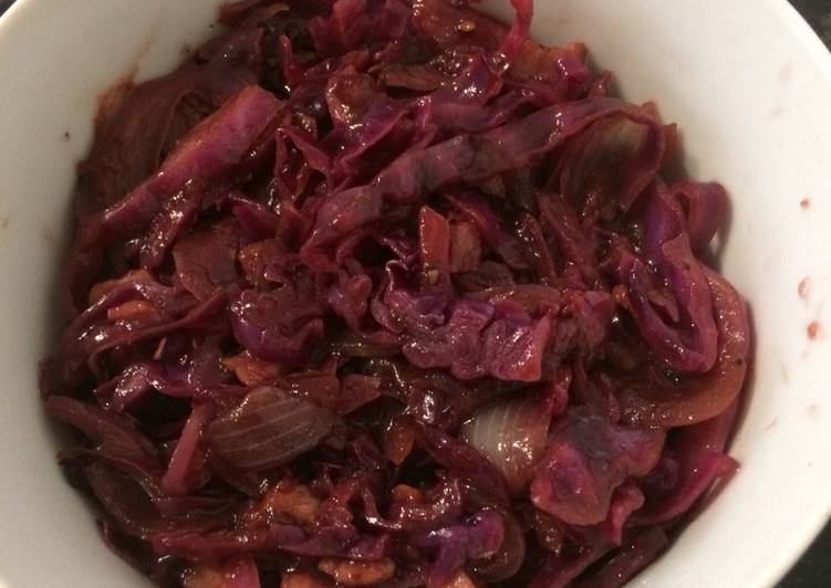 Step-by-Step Guide to Make Quick Braised red cabbage