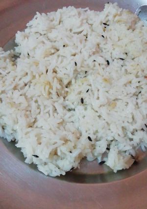 A picture of Jeera rice.