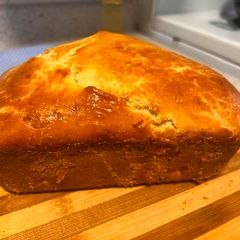 A picture of Homemade blender bread.