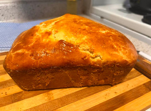 A picture of Homemade blender bread.