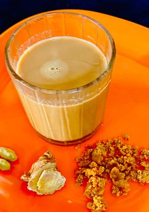 A picture of Jaggery Tea.