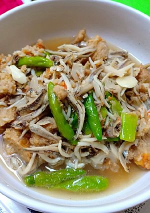 Foto resep Tumis teri oncom