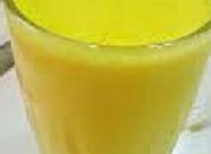 صورة لوصفة حليب بالكركم