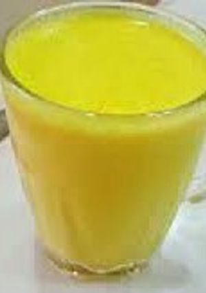 صورة لوصفة حليب بالكركم