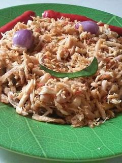 Foto resep Ayam Suwir Pedas yummy