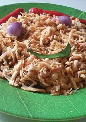 Foto resep Ayam Suwir Pedas yummy