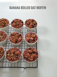 Foto resep Banana Rolled Oat Muffin
