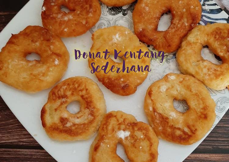 Donat kentang sederhana
