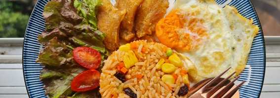 ข้าวผัดอเมริกัน (เมนูอาหารเด็ก)