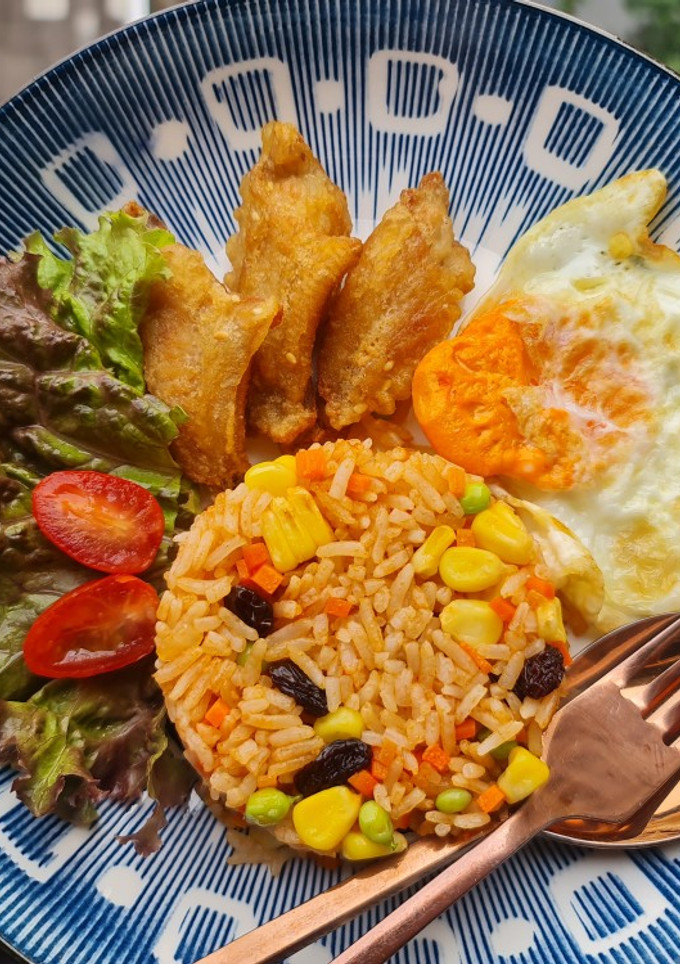 รูปของ ข้าวผัดอเมริกัน (เมนูอาหารเด็ก)