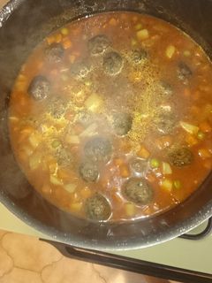 صورة لوصفة كفته بالخضار 😋