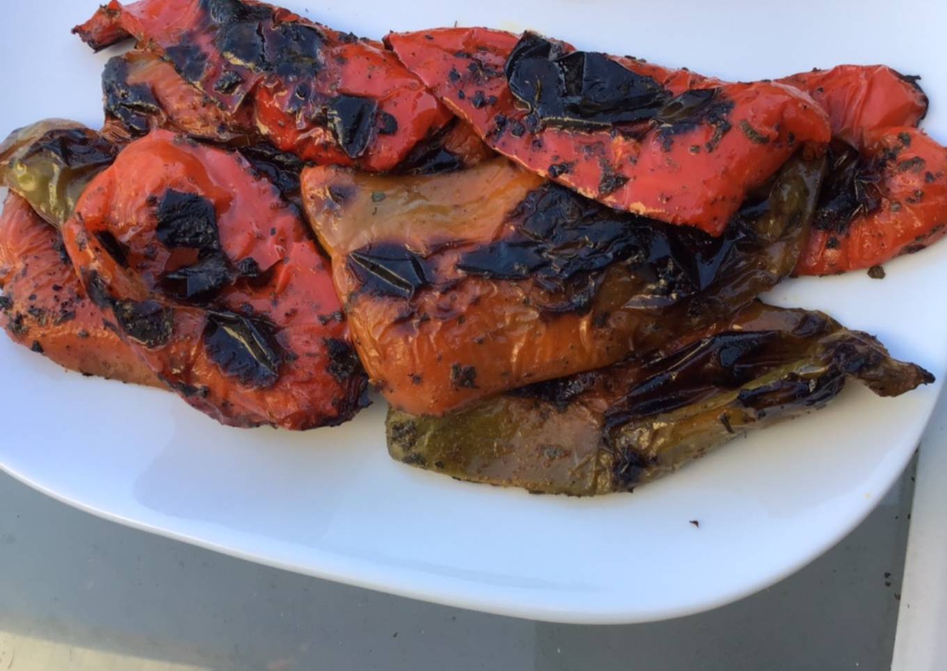 Poivrons grillés aux épices façon marocaine et persil