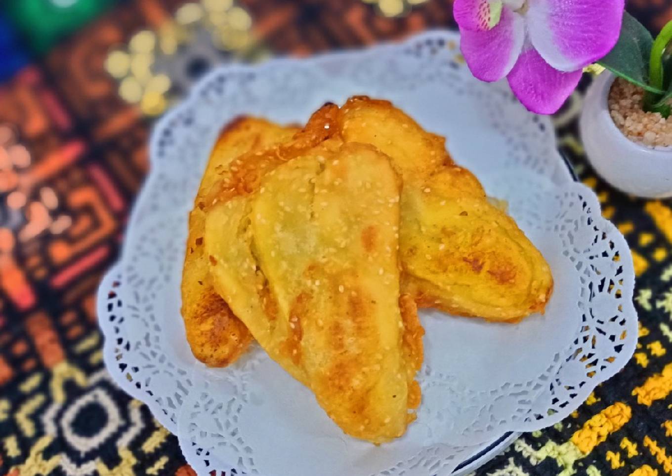 Pisang goreng wijen