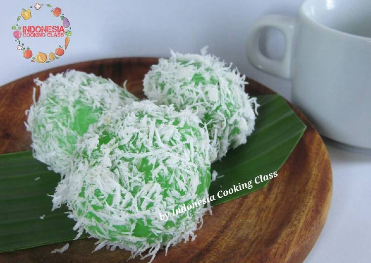 Resep klepon - kue tradisional - jajanan pasar - mudah