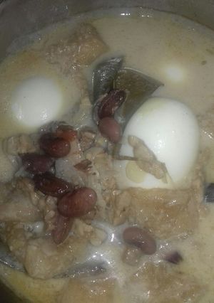 Foto resep Jangan lombok tempe dan kacang merah