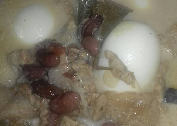 Bagaimana Membuat Jangan lombok tempe dan kacang merah yang Bikin Ngiler