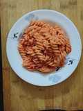Pink pasta
