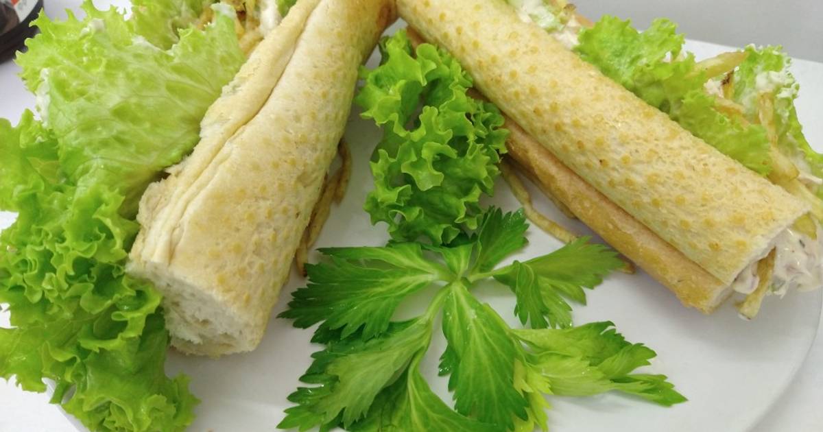 Sandwich de pollo con mayonesa 234 recetas caseras Cookpad