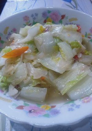 Foto resep Tumis sawi putih sederhana
