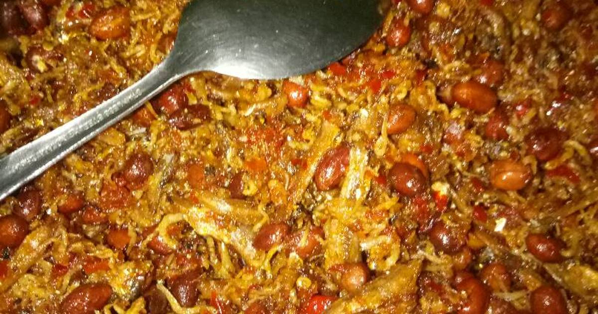  Resep  Sambel  kering teri kacang  oleh Sri Eka Prawati Cookpad