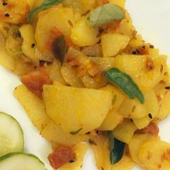 Spicy Allu fry A picture of Spicy Allu fry.