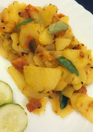 A picture of Spicy Allu fry.