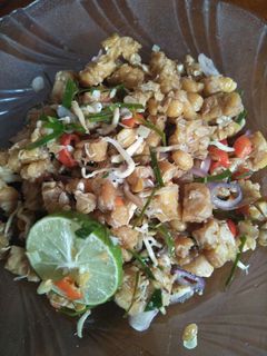 Foto resep Kering tempe teri nasi sambel matah