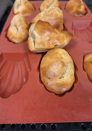 Une photo de Madeleines à la compote