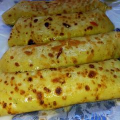 A picture of Chinese Pancakes Roll.