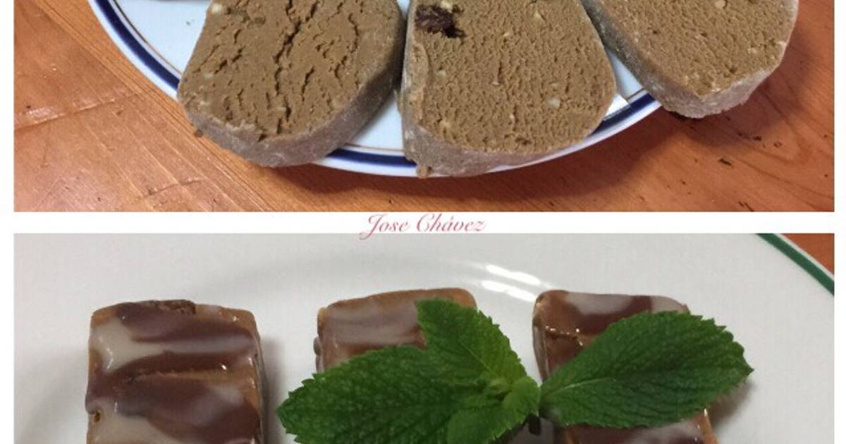Gofio Amasado Con Miel De Palma Almendras Y Pasas Turron Canario Barritas Chocolate Receta Jose Chavez Cookpad 