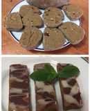 Gofio amasado con miel de Palma, Almendras y Pasas“TURRÓN CANARIO” y....Barritas con Chocolate