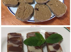 Foto principal de Gofio amasado con miel de Palma, Almendras y Pasas“TURRÓN CANARIO” y....Barritas con Chocolate