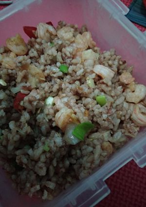 Foto resep Nasi 'Merah' Goreng