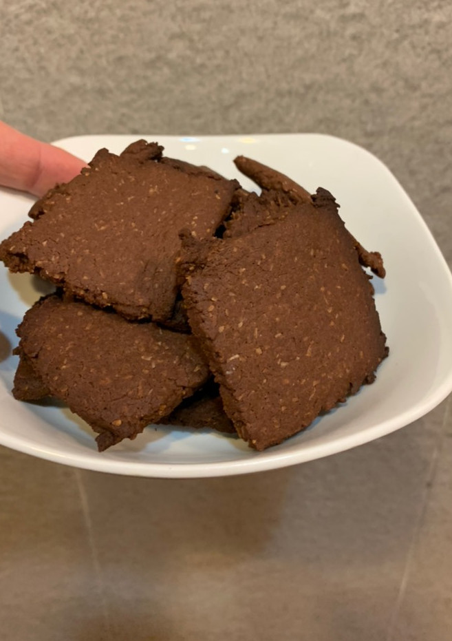Una foto de Galletitas de cacao y limón