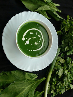 A picture of Green Glory Soup.