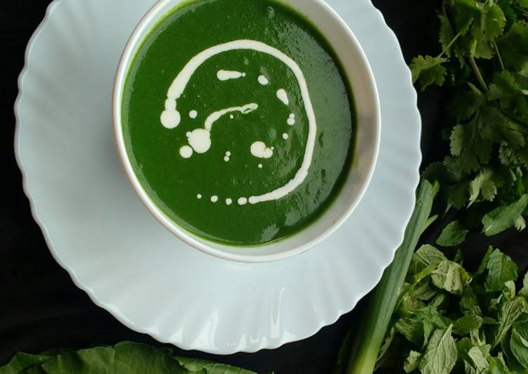 How To Make  Green Glory Soup
