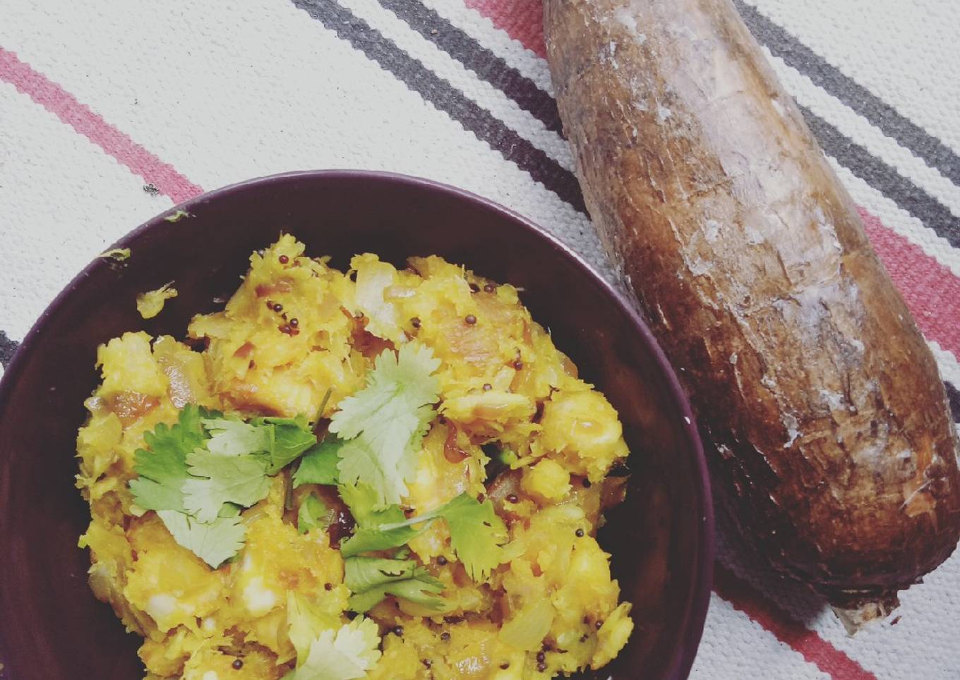 Cassava masala