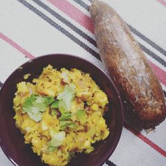 A picture of Cassava masala.
