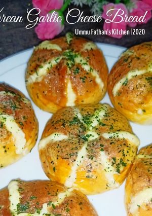 Foto resep Homemade Korean Garlic Cheese Bread