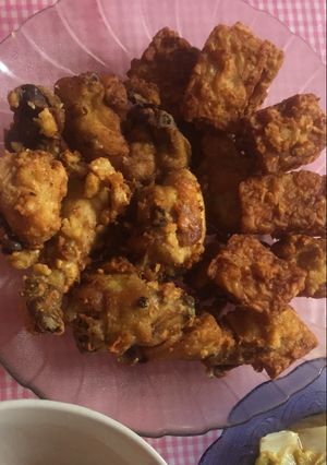 Foto resep Ayam & tempe bawang putih