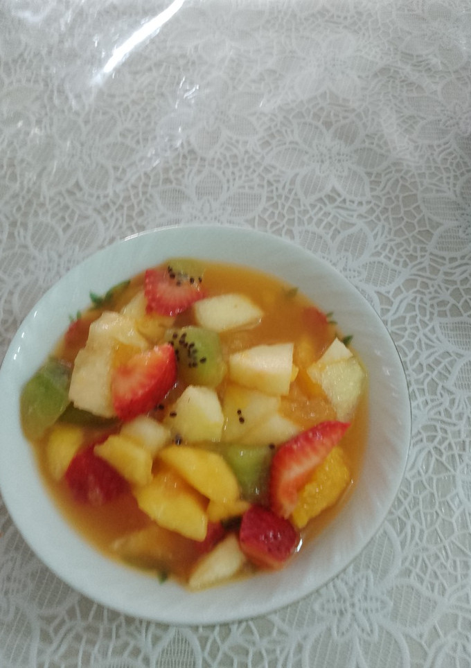 Una foto de Ensalada de frutas nutritiva